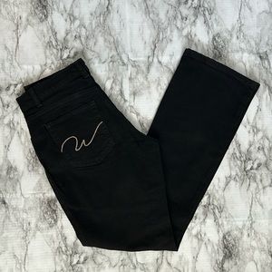 Wrangler | women’s size 30 juniors size 7 x 32 boot cut black jeans 11MWZBH